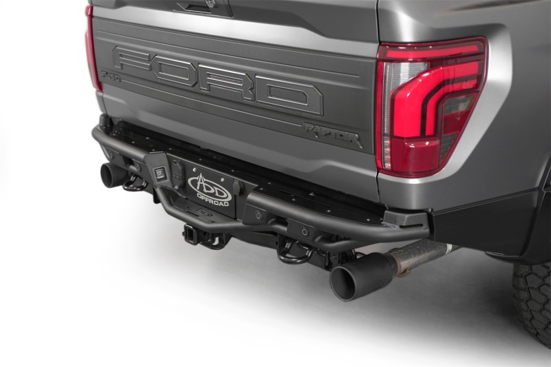 Ford F-150 Raptor Bumper - Rear - Addictive Desert Designs - Race Series - Hammer Black - `21-`24